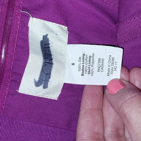 Silk Strapless Dress - Picture 3 of 7